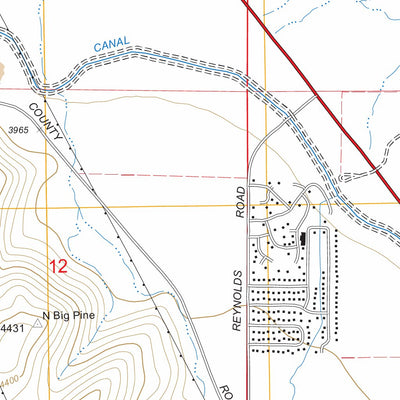 US Forest Service - Topo Big Pine, CA FSTopo Legacy digital map