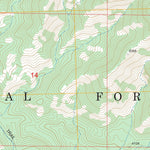US Forest Service - Topo Big Pine Mountain, CA FSTopo Legacy digital map
