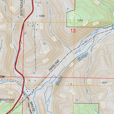 US Forest Service - Topo Big Piney, MO FSTopo Legacy digital map