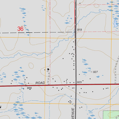 US Forest Service - Topo Big Prairie, MI FSTopo Legacy digital map