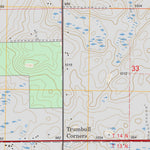 US Forest Service - Topo Big Prairie, MI FSTopo Legacy digital map