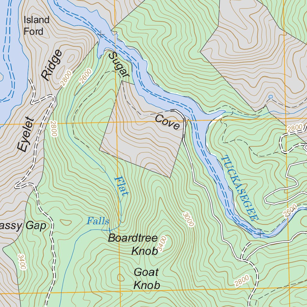 Big Ridge, NC FSTopo Legacy Map by US Forest Service - Topo | Avenza Maps