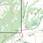 US Forest Service - Topo Big Rock Flat, OR FSTopo Legacy digital map