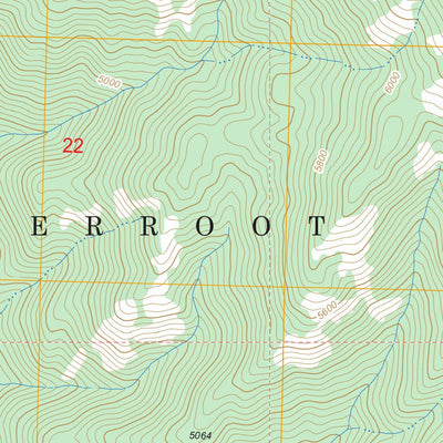 US Forest Service - Topo Big Rock Mountain, ID FSTopo Legacy digital map