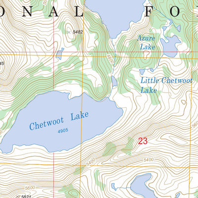 US Forest Service - Topo Big Snow Mountain, WA FSTopo Legacy digital map