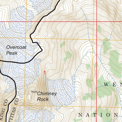 US Forest Service - Topo Big Snow Mountain, WA FSTopo Legacy digital map