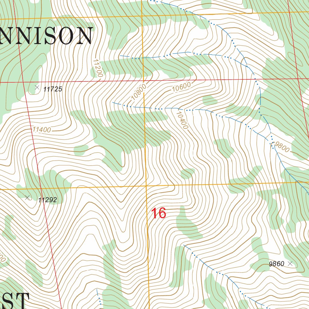 Big Soap Park, CO FSTopo Legacy Map by US Forest Service - Topo ...
