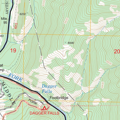 US Forest Service - Topo Big Soldier Mountain, ID FSTopo Legacy digital map