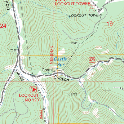 US Forest Service - Topo Big Springs, AZ FSTopo Legacy digital map