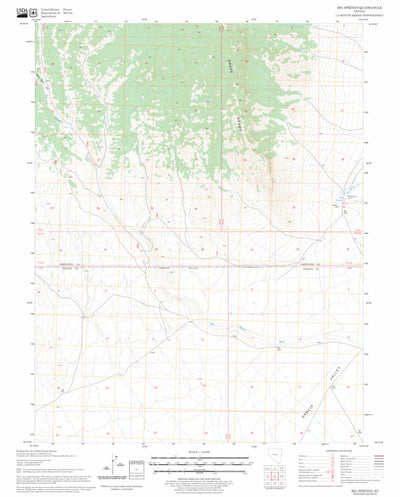 US Forest Service - Topo Big Springs, NV FSTopo Legacy digital map