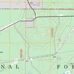 US Forest Service - Topo Big Star Lake, MI FSTopo Legacy digital map