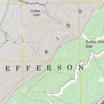 US Forest Service - Topo Big Stone Gap, VA FSTopo Legacy digital map