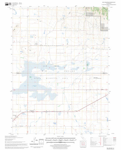 US Forest Service - Topo Big Swamp, CA FSTopo Legacy digital map