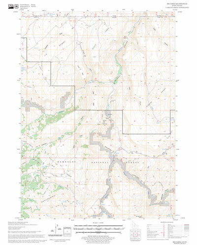 US Forest Service - Topo Big Table, ID - NV FSTopo Legacy digital map