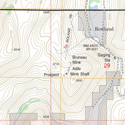 US Forest Service - Topo Big Table, ID - NV FSTopo Legacy digital map