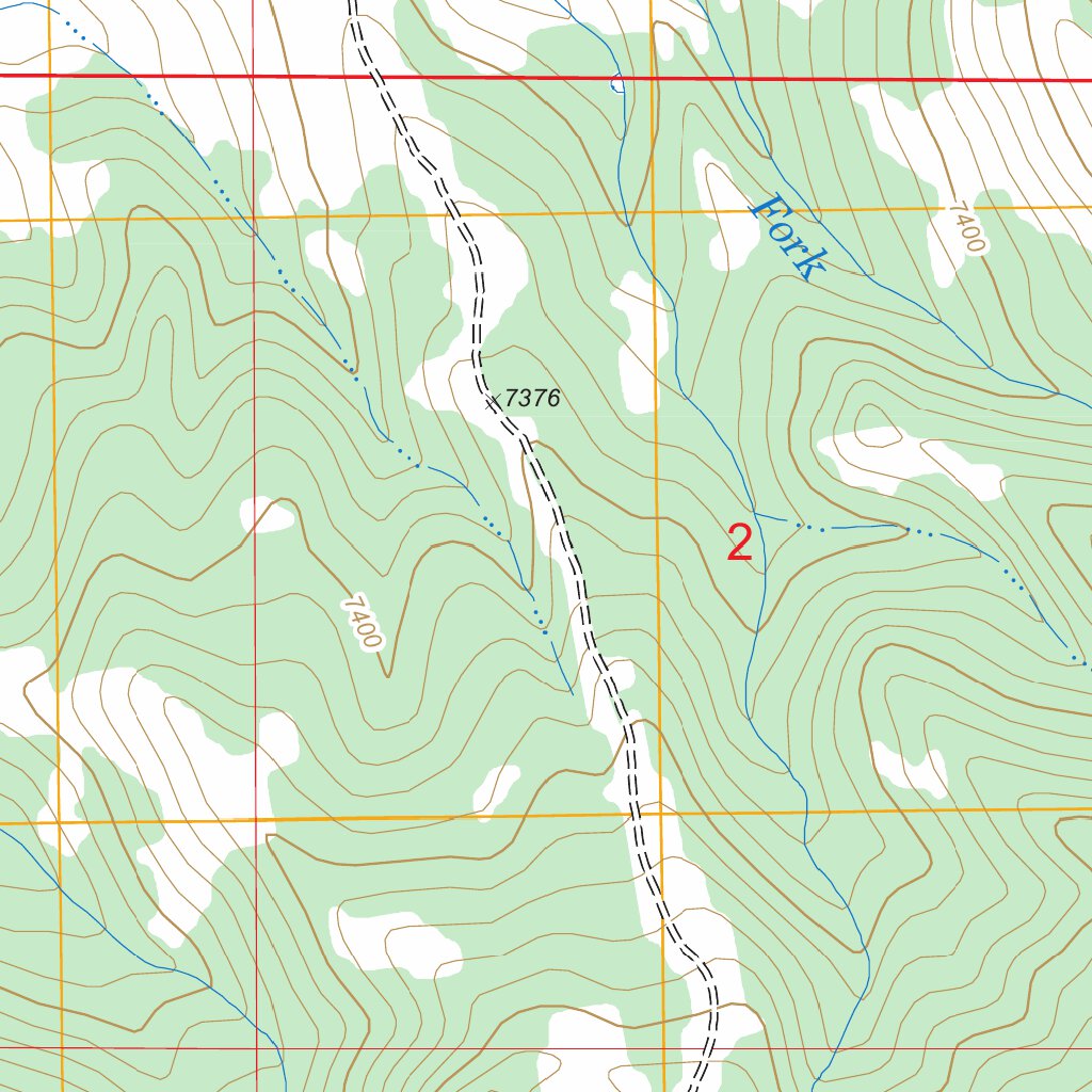 Big Table Mountain, MT - ID FSTopo Legacy Map by US Forest Service ...