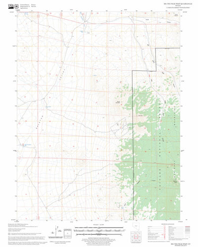 US Forest Service - Topo Big Ten Peak West, NV FSTopo Legacy digital map