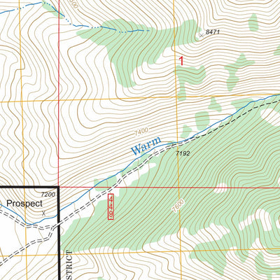 US Forest Service - Topo Big Windy Peak, ID FSTopo Legacy digital map