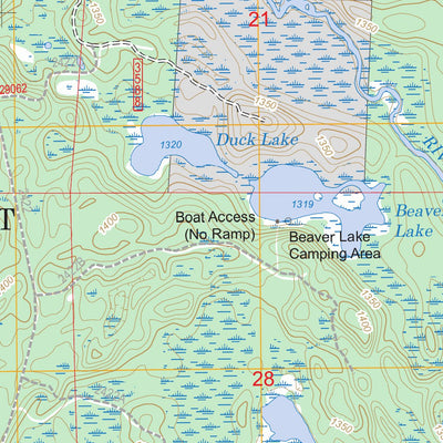 US Forest Service - Topo Bigfork, MN FSTopo Legacy digital map