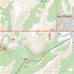 US Forest Service - Topo Bighorn Peak, NM - CO FSTopo Legacy digital map