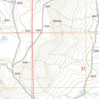 US Forest Service - Topo Bill, WY FSTopo Legacy digital map