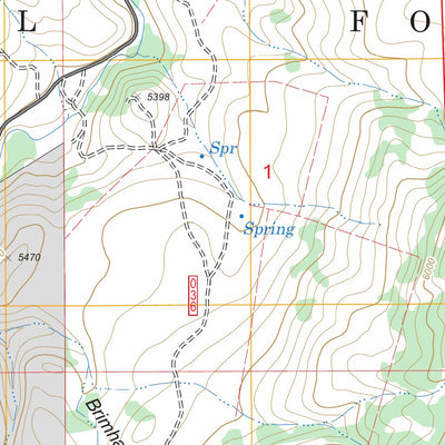 US Forest Service - Topo Billies Mountain, UT FSTopo Legacy digital map