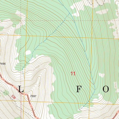 US Forest Service - Topo Billy Goat Mountain, WA FSTopo Legacy digital map