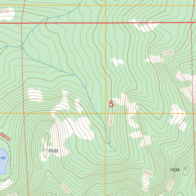 US Forest Service - Topo Billys Peak, CA FSTopo Legacy digital map