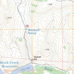 US Forest Service - Topo Birch Creek Reservoirs, UT FSTopo Legacy digital map
