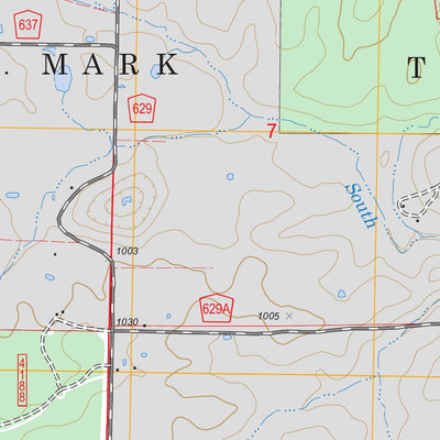 US Forest Service - Topo Birch Tree, MO FSTopo Legacy digital map
