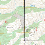 US Forest Service - Topo Bird Creek, ID FSTopo Legacy digital map