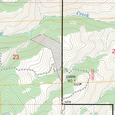 US Forest Service - Topo Bird Creek, ID FSTopo Legacy digital map