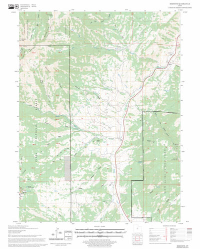 US Forest Service - Topo Birdseye, UT FSTopo Legacy digital map