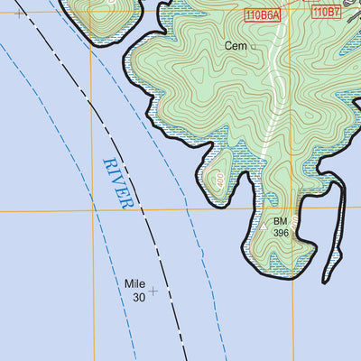 US Forest Service - Topo Birmingham Point, KY FSTopo Legacy digital map