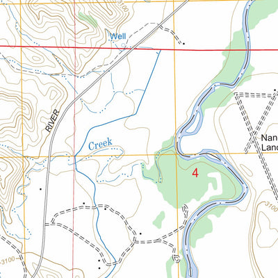 US Forest Service - Topo Birney Day School, MT FSTopo Legacy digital map