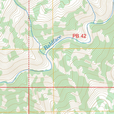 US Forest Service - Topo Biscuit Hill, OR FSTopo Legacy digital map