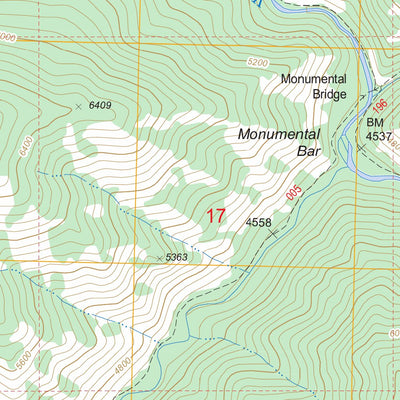 US Forest Service - Topo Bismark Mountain, ID FSTopo Legacy digital map
