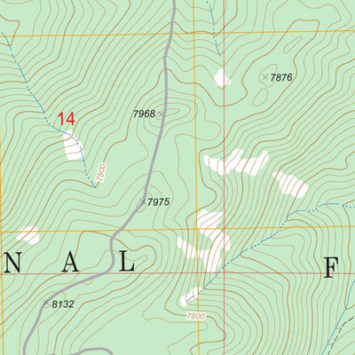 US Forest Service - Topo Bison Canyon, MT FSTopo Legacy digital map
