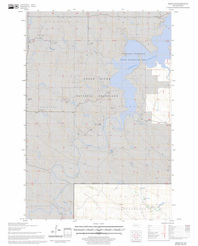 US Forest Service - Topo Bison NE, SD FSTopo Legacy digital map