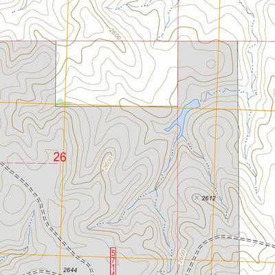 US Forest Service - Topo Bison, SD FSTopo Legacy digital map