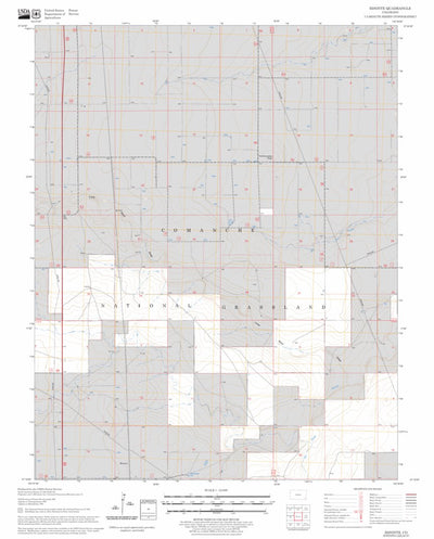US Forest Service - Topo Bisonte, CO FSTopo Legacy digital map