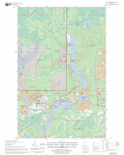 US Forest Service - Topo Biwabik, MN FSTopo Legacy digital map