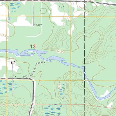 US Forest Service - Topo Biwabik NE, MN FSTopo Legacy digital map
