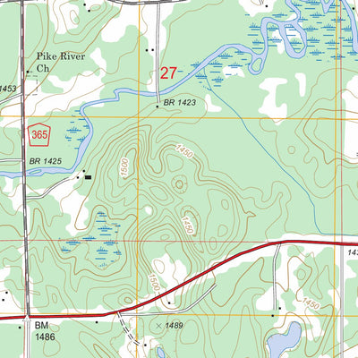 US Forest Service - Topo Biwabik NE, MN FSTopo Legacy digital map