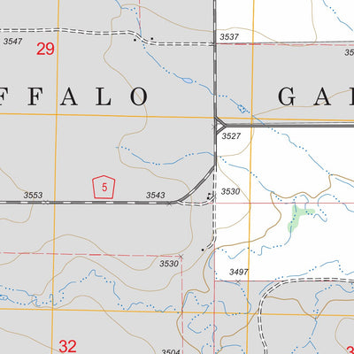 US Forest Service - Topo Black Banks Creek East, SD FSTopo Legacy digital map