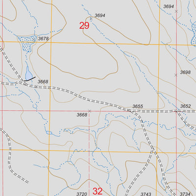 US Forest Service - Topo Black Banks Creek West, SD FSTopo Legacy digital map