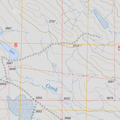 US Forest Service - Topo Black Banks Creek West, SD FSTopo Legacy digital map