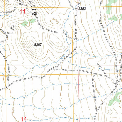 US Forest Service - Topo Black Butte, MT FSTopo Legacy digital map