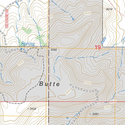 US Forest Service - Topo Black Butte, ND FSTopo Legacy digital map