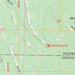 US Forest Service - Topo Black Butte, OR FSTopo Legacy digital map